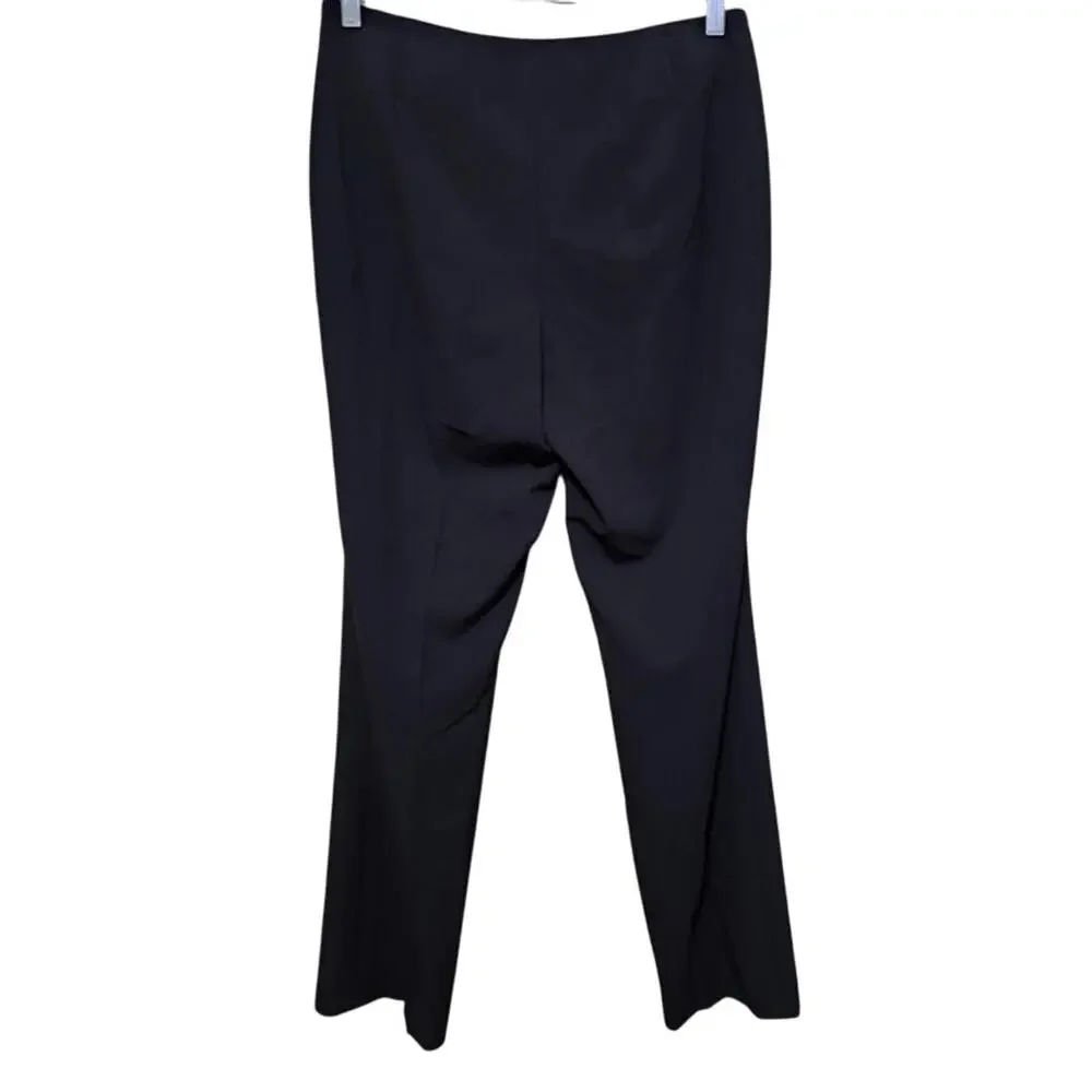 Josephine Chaus Straight Leg Pants Black Size 8 - NWT Office Neutral Minimalist